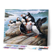 Cargar imagen en el visor de la galería, Punto De Cruz Diamante - Punto De Cruz Diamante - Aves En El Mar - Figuredart - Mascotas Punto De Cruz Diamante Animales Pájaros