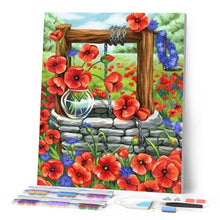 Cargar imagen en el visor de la galería, Punto De Cruz Diamante - Punto De Cruz Diamante - Amapolas - Figuredart - Flores Punto De Cruz Diamante Flores
