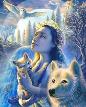Cargar imagen en el visor de la galería, Punto De Cruz Diamante - Punto De Cruz Diamante - Princesa De Animales - Figuredart - Mascotas Punto De Cruz Diamante Animales