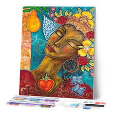 Cargar imagen en el visor de la galería, Punto De Cruz Diamante - Punto De Cruz Diamante - Mujer Y Frutas - Figuredart - Punto De Cruz Diamante Romanticismo Romántico