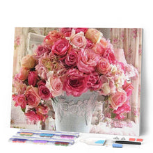 Cargar imagen en el visor de la galería, Punto De Cruz Diamante - Punto De Cruz Diamante - Gran Ramo De Rosas - Figuredart - Flores Punto De Cruz Diamante Flores