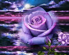 Cargar imagen en el visor de la galería, Punto De Cruz Diamante - Punto De Cruz Diamante - Rose Y Mar - Figuredart - Flores Punto De Cruz Diamante Flores