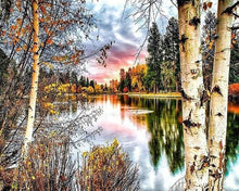 Cargar imagen en el visor de la galería, Punto De Cruz Diamante - Punto De Cruz Diamante - Botijo Lago - Figuredart - Paisajes Punto De Cruz Diamante Paisajes