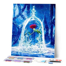Cargar imagen en el visor de la galería, Punto De Cruz Diamante - Punto De Cruz Diamante - Rosa Encantada - Figuredart - Cine Flores Punto De Cruz Diamante Flores Punto De Cruz