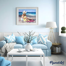Cargar imagen en el visor de la galería, Punto De Cruz Diamante - Punto De Cruz Diamante - Playa De La Familia - Figuredart - Paisajes Punto De Cruz Diamante Paisajes