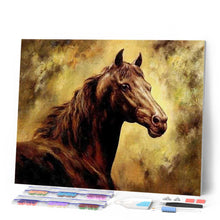 Cargar imagen en el visor de la galería, Punto De Cruz Diamante - Punto De Cruz Diamante - Caballo Hermoso - Figuredart - Caballos Mascotas Punto De Cruz Diamante Animales