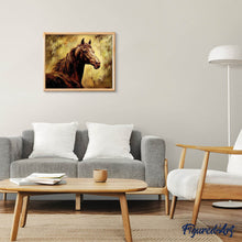 Cargar imagen en el visor de la galería, Punto De Cruz Diamante - Punto De Cruz Diamante - Caballo Hermoso - Figuredart - Caballos Mascotas Punto De Cruz Diamante Animales