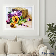 Cargar imagen en el visor de la galería, Punto De Cruz Diamante - Punto De Cruz Diamante - Pétalos De La Flor - Figuredart - Flores Punto De Cruz Diamante Flores