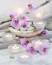 Cargar imagen en el visor de la galería, Punto De Cruz Diamante - Punto De Cruz Diamante - Flores Y Velas - Figuredart - Flores Punto De Cruz Diamante Flores
