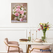 Cargar imagen en el visor de la galería, Punto De Cruz Diamante - Punto De Cruz Diamante - Ramo De Flores - Figuredart - Flores Punto De Cruz Diamante Flores
