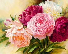 Cargar imagen en el visor de la galería, Punto De Cruz Diamante - Punto De Cruz Diamante - Flores De Tonos De Color Rosa - Figuredart - Flores Punto De Cruz Diamante Flores