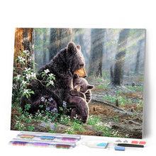 Cargar imagen en el visor de la galería, Punto De Cruz Diamante - Punto De Cruz Diamante - Familia Del Oso - Figuredart - Mascotas Oso Punto De Cruz Diamante Animales