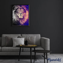 Cargar imagen en el visor de la galería, Punto De Cruz Diamante - Punto De Cruz Diamante - Gran Retrato Del León - Figuredart - Leones Mascotas Punto De Cruz Diamante Animales