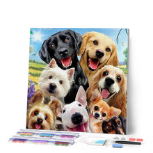 Cargar imagen en el visor de la galería, Punto De Cruz Diamante - Punto De Cruz Diamante - Amigos Perros - Figuredart - Mascotas Perros Punto De Cruz Diamante Animales