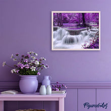 Cargar imagen en el visor de la galería, Punto De Cruz Diamante - Punto De Cruz Diamante - Cascada - Figuredart - Paisajes Punto De Cruz Diamante Paisajes
