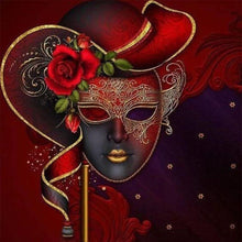 Cargar imagen en el visor de la galería, Punto De Cruz Diamante - Punto De Cruz Diamante - Máscara - Figuredart - Punto De Cruz Diamante Romanticismo Romántico