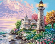 Cargar imagen en el visor de la galería, Punto De Cruz Diamante - Punto De Cruz Diamante - Pequeño Faro - Figuredart - Paisajes Punto De Cruz Diamante Paisajes