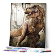 Cargar imagen en el visor de la galería, Punto De Cruz Diamante - Punto De Cruz Diamante - Los Dinosaurios De Parque Jurásico - Figuredart - Dinosaurios Mascotas Punto De Cruz