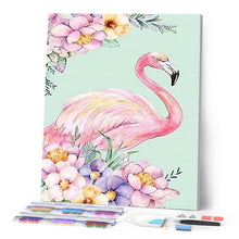 Cargar imagen en el visor de la galería, Punto De Cruz Diamante - Punto De Cruz Diamante - Flamenco Rosado - Figuredart - Flamencos Mascotas Punto De Cruz Diamante Animales