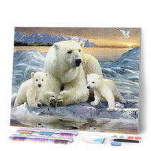 Cargar imagen en el visor de la galería, Punto De Cruz Diamante - Punto De Cruz Diamante - Osos Polares - Figuredart - Mascotas Oso Punto De Cruz Diamante Animales