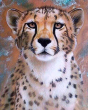 Cargar imagen en el visor de la galería, Punto De Cruz Diamante - Punto De Cruz Diamante - Cara Del Guepardo - Figuredart - Mascotas Punto De Cruz Diamante Animales