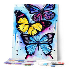Cargar imagen en el visor de la galería, Punto De Cruz Diamante - Punto De Cruz Diamante - Mariposas - Figuredart - Mariposas Mascotas Punto De Cruz Diamante Animales