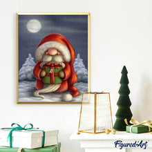 Cargar imagen en el visor de la galería, Punto De Cruz Diamante - Punto De Cruz Diamante - Papá Noel En Su Capilla - Figuredart - Navidad Paisajes Punto De Cruz Diamante Paisajes