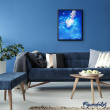 Cargar imagen en el visor de la galería, Punto De Cruz Diamante - Punto De Cruz Diamante - Princesa En Azul - Figuredart - Punto De Cruz Diamante Romanticismo Romántico