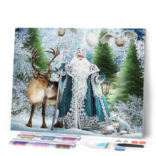 Cargar imagen en el visor de la galería, Punto De Cruz Diamante - Punto De Cruz Diamante - Nieve Humano - Figuredart - Invierno Mascotas Punto De Cruz Diamante Animales