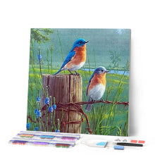 Cargar imagen en el visor de la galería, Punto De Cruz Diamante - Punto De Cruz Diamante - Pequeños Pájaros - Figuredart - Mascotas Punto De Cruz Diamante Animales Pájaros