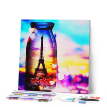 Cargar imagen en el visor de la galería, Punto De Cruz Diamante - Punto De Cruz Diamante - Florero Torre Eiffel - Figuredart - Punto De Cruz Diamante Ciudades Punto De Cruz Diamante