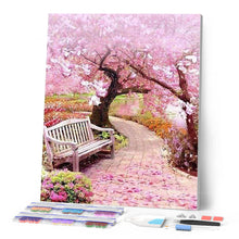 Cargar imagen en el visor de la galería, Punto De Cruz Diamante - Punto De Cruz Diamante - Primavera Camino - Figuredart - Punto De Cruz Diamante Romanticismo Romántico