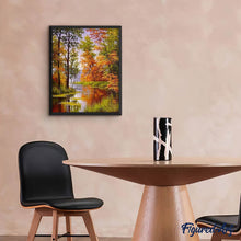 Cargar imagen en el visor de la galería, Punto De Cruz Diamante - Punto De Cruz Diamante - Lago En Otoño - Figuredart - Paisajes Punto De Cruz Diamante Paisajes