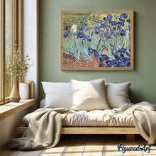 Cargar imagen en el visor de la galería, Punto De Cruz Diamante - Punto De Cruz Diamante - Van Gogh Diseño De Las Flores - Figuredart - Flores Obras De Arte Punto De Cruz Diamante