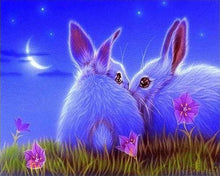 Cargar imagen en el visor de la galería, Punto De Cruz Diamante - Punto De Cruz Diamante - Conejos Lindos - Figuredart - Conejos Mascotas Punto De Cruz Diamante Animales