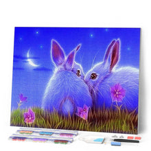 Cargar imagen en el visor de la galería, Punto De Cruz Diamante - Punto De Cruz Diamante - Conejos Lindos - Figuredart - Conejos Mascotas Punto De Cruz Diamante Animales