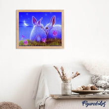 Cargar imagen en el visor de la galería, Punto De Cruz Diamante - Punto De Cruz Diamante - Conejos Lindos - Figuredart - Conejos Mascotas Punto De Cruz Diamante Animales