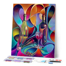 Cargar imagen en el visor de la galería, Punto De Cruz Diamante - Punto De Cruz Diamante - Diseño Del Vino - Figuredart - Cocina Punto De Cruz Diamante Cocina