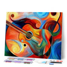 Cargar imagen en el visor de la galería, Punto De Cruz Diamante - Punto De Cruz Diamante - Diseño De La Guitarra - Figuredart - Otros Punto De Cruz Diamante Otros