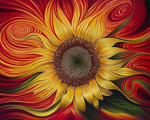 Cargar imagen en el visor de la galería, Punto De Cruz Diamante - Punto De Cruz Diamante - Diseño Girasol - Figuredart - Flores Punto De Cruz Diamante Flores
