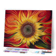 Cargar imagen en el visor de la galería, Punto De Cruz Diamante - Punto De Cruz Diamante - Diseño Girasol - Figuredart - Flores Punto De Cruz Diamante Flores