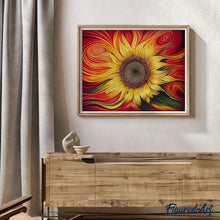 Cargar imagen en el visor de la galería, Punto De Cruz Diamante - Punto De Cruz Diamante - Diseño Girasol - Figuredart - Flores Punto De Cruz Diamante Flores