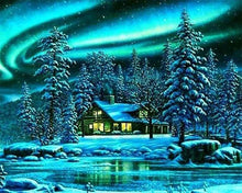 Cargar imagen en el visor de la galería, Punto De Cruz Diamante - Punto De Cruz Diamante - Aurora Polar - Figuredart - Paisajes Punto De Cruz Diamante Paisajes