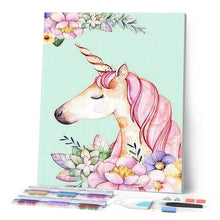 Cargar imagen en el visor de la galería, Punto De Cruz Diamante - Punto De Cruz Diamante - Dibujo Del Unicornio - Figuredart - Mascotas Punto De Cruz Diamante Animales Unicornios