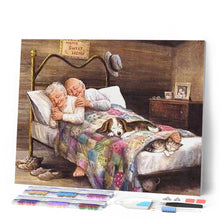 Cargar imagen en el visor de la galería, Punto De Cruz Diamante - Punto De Cruz Diamante - Papi Y Mami - Figuredart - Punto De Cruz Diamante Romanticismo Romántico