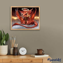 Cargar imagen en el visor de la galería, Punto De Cruz Diamante - Punto De Cruz Diamante - Dragón Rojo Del Bebé - Figuredart - Dragones Otros Punto De Cruz Diamante Otros