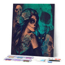 Cargar imagen en el visor de la galería, Punto De Cruz Diamante - Punto De Cruz Diamante - Belleza Macabra - Figuredart - Punto De Cruz Diamante Romanticismo Romántico