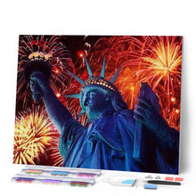 Cargar imagen en el visor de la galería, Punto De Cruz Diamante - Punto De Cruz Diamante - Fuegos Artificiales En Nueva York - Figuredart - Ciudad Punto De Cruz Diamante Ciudades