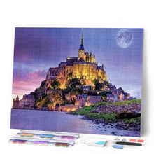 Cargar imagen en el visor de la galería, Punto De Cruz Diamante - Punto De Cruz Diamante - Le Mont Saint Michel - Figuredart - Ciudad Paisajes Punto De Cruz Diamante Ciudades Punto
