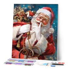 Cargar imagen en el visor de la galería, Punto De Cruz Diamante - Punto De Cruz Diamante - Santa Secreto - Figuredart - Navidad Punto De Cruz Diamante Religión